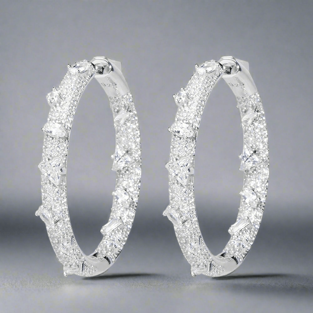 Electric Hoop Earrings - Nickho Rey