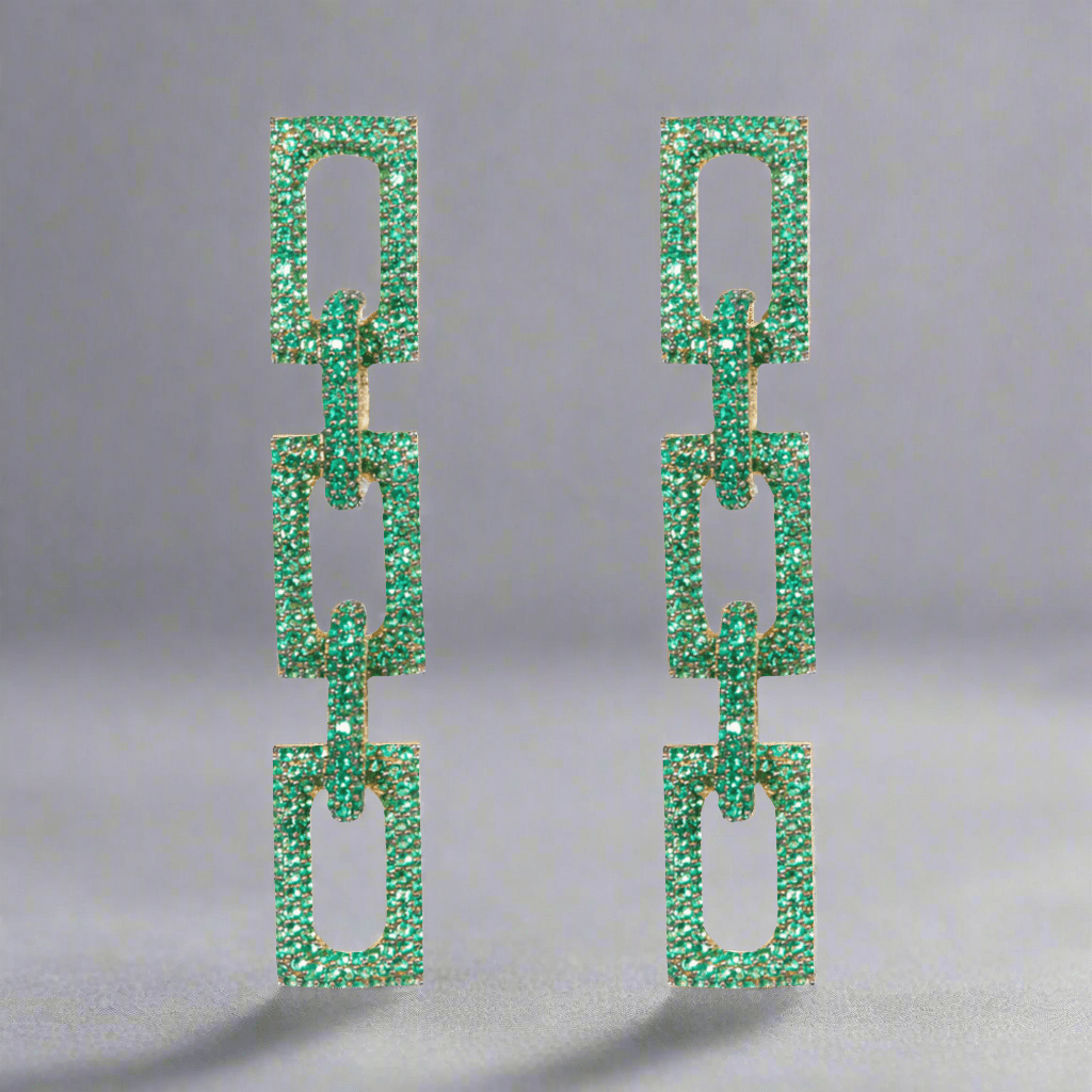 Flat Block Earrings - Nickho Rey