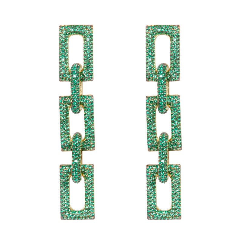 Flat Block Earrings - Nickho Rey