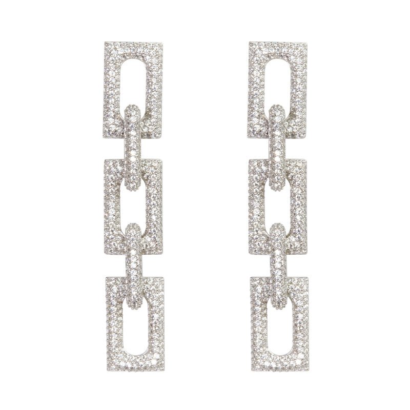 Flat Block Earrings - Nickho Rey