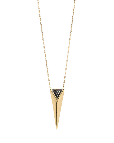 Buy 3D Triangle Necklace | Gold – Nickho Rey