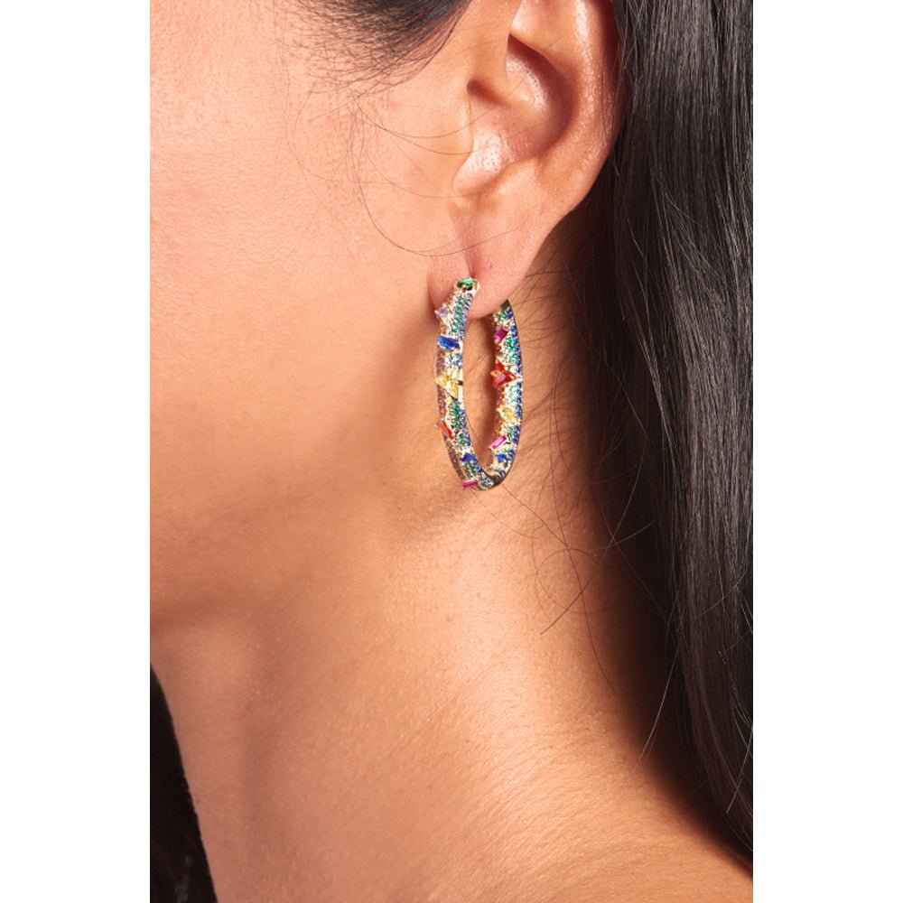 Electric Hoop Earrings - Nickho Rey