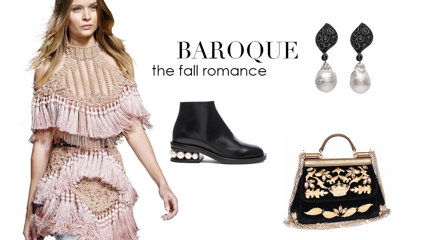 Womens Luxury Designer Baroque Trend | Balmain, Dolce & Gabbana, Nicholas Kirwood, Nickho Rey
