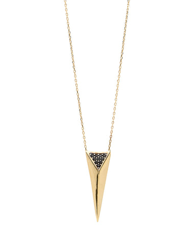 3D TRIANGLE NECKLACE